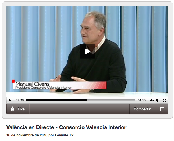 Lee más sobre el artículo [:es]Entrevista a Manuel Civera en Levante TV[:]