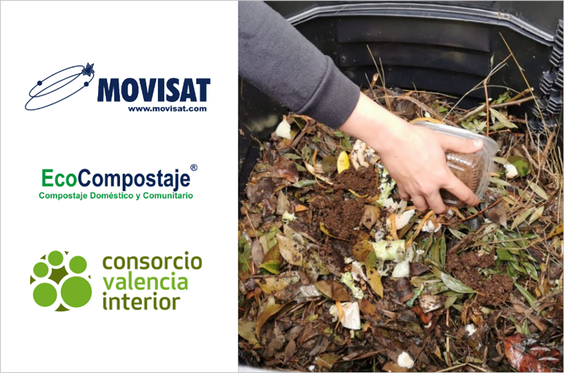 Lee más sobre el artículo La plataforma EcoCompostaje de MOVISAT monitoriza más de 1.200 composteras del Consorcio Valencia Interior